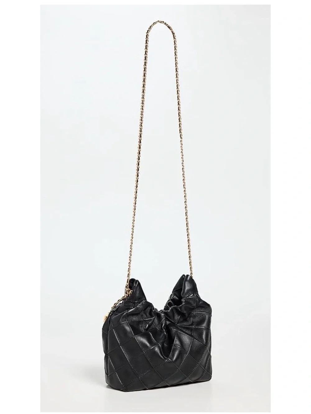 ✨ NWT Tory Burch Mini Fleming Soft Hobo Bag – Black ✨